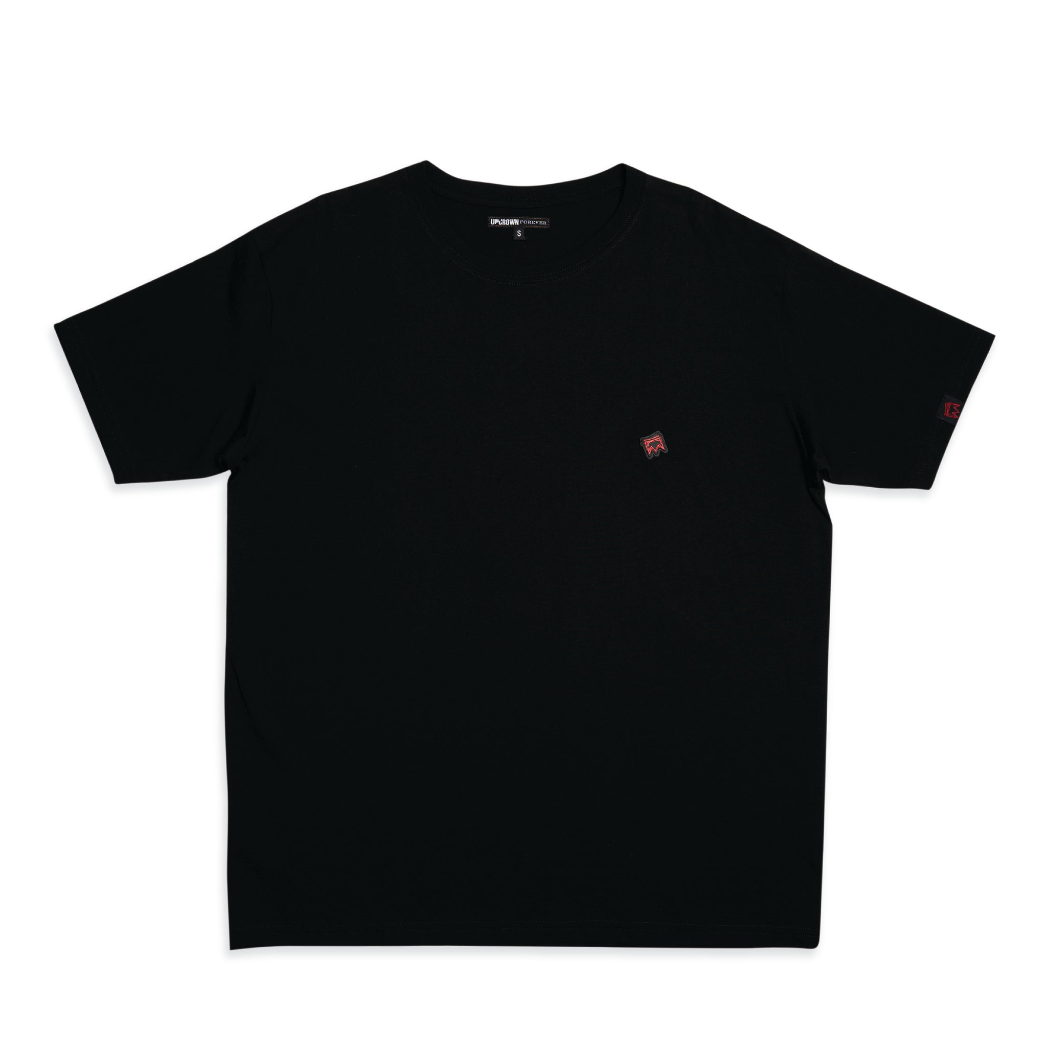 FOREVER Badge Tee Rod Black